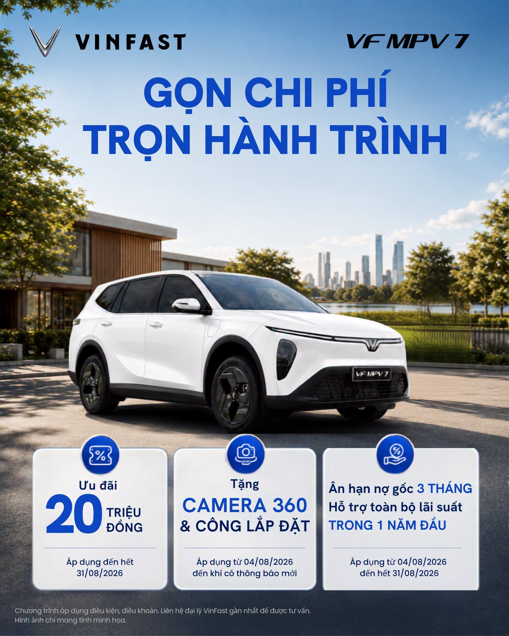 GỌN CHI PHÍ – TRỌN HÀNH TRÌNH CÙNG VF MPV 7
