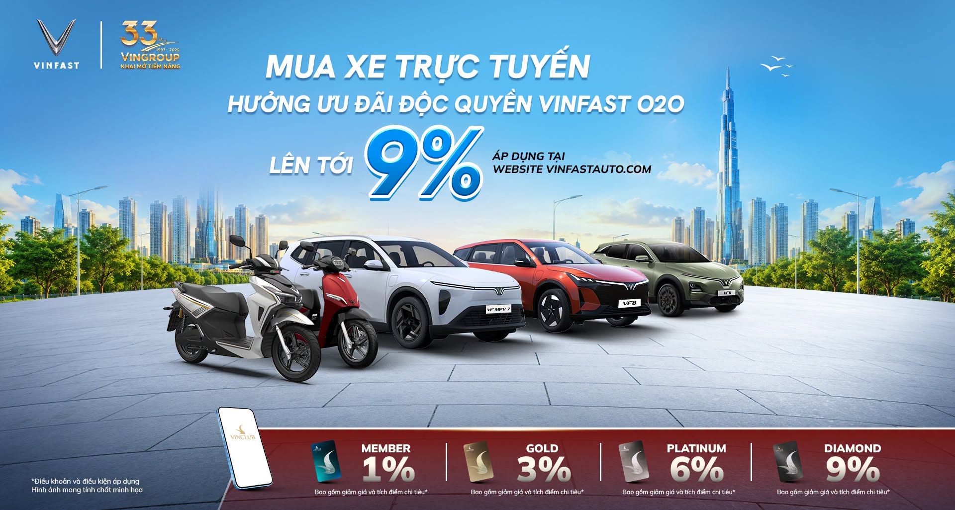 Sinh nhật 33 năm - Siêu quà tặng, ưu đãi nhân 3! 
