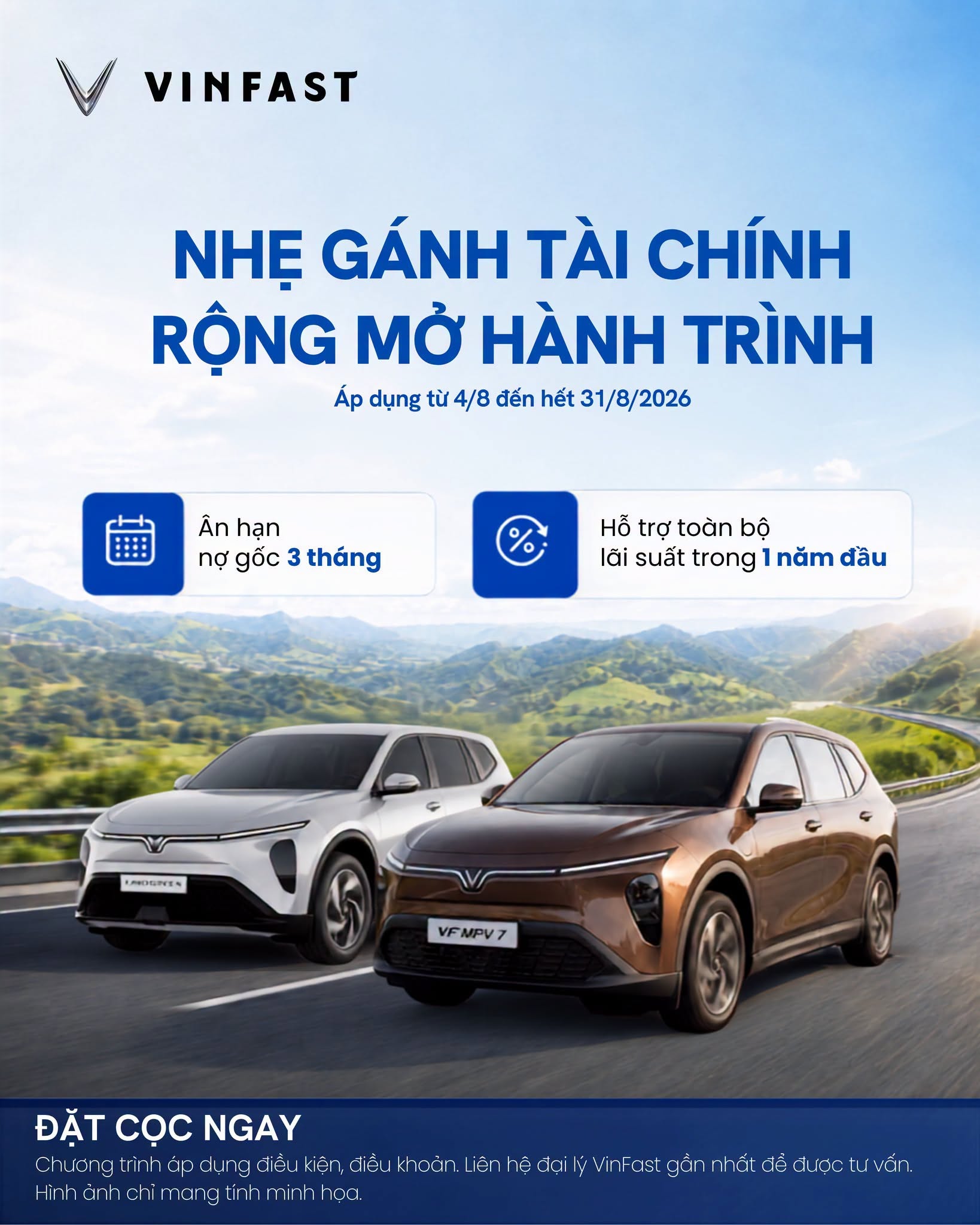 NHẸ GÁNH TÀI CHÍNH – RỘNG MỞ HÀNH TRÌNH CÙNG VF MPV 7 &amp; LIMO GREEN