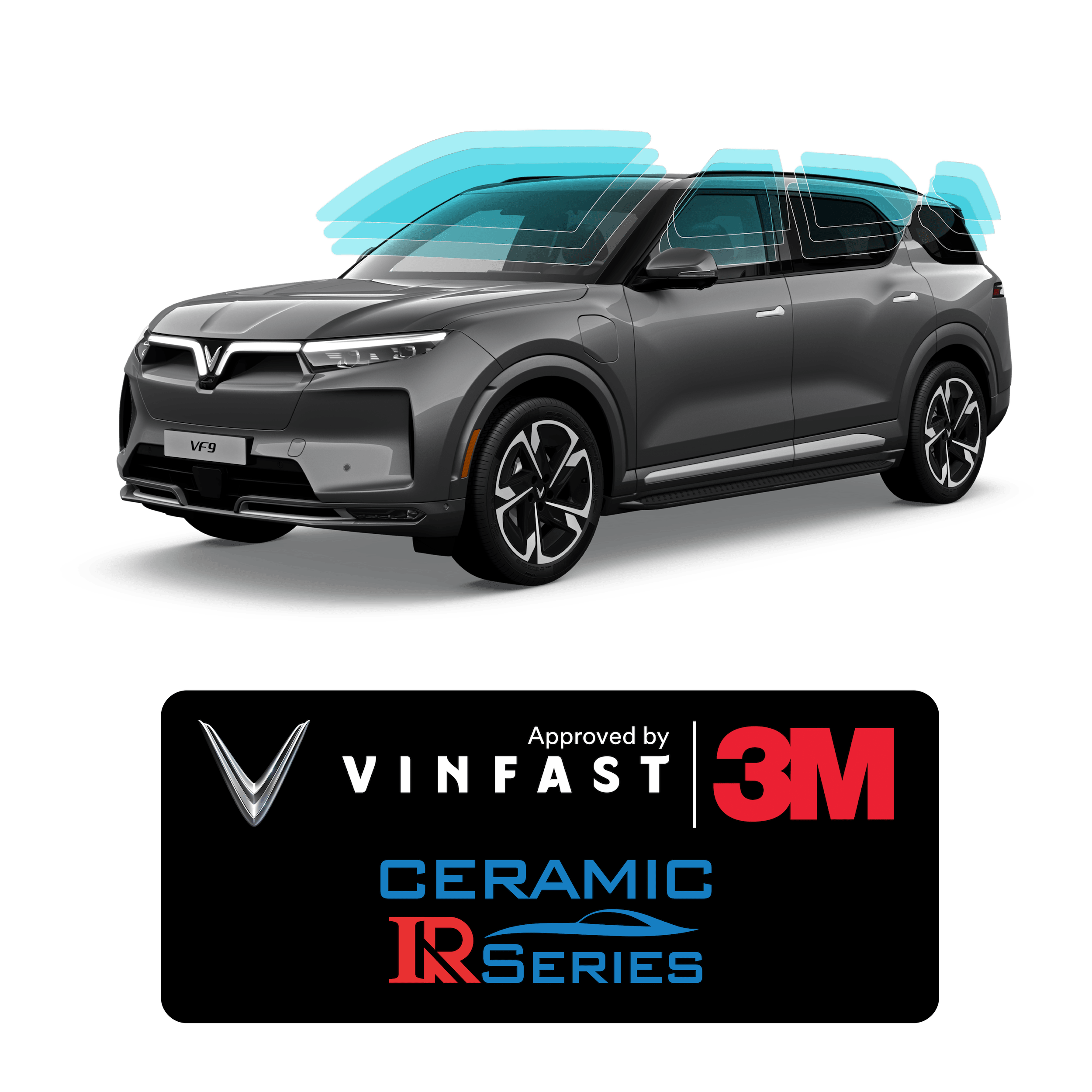 Gói Dán Film Cách Nhiệt Cao Cấp VinFast VF 9 - Premium