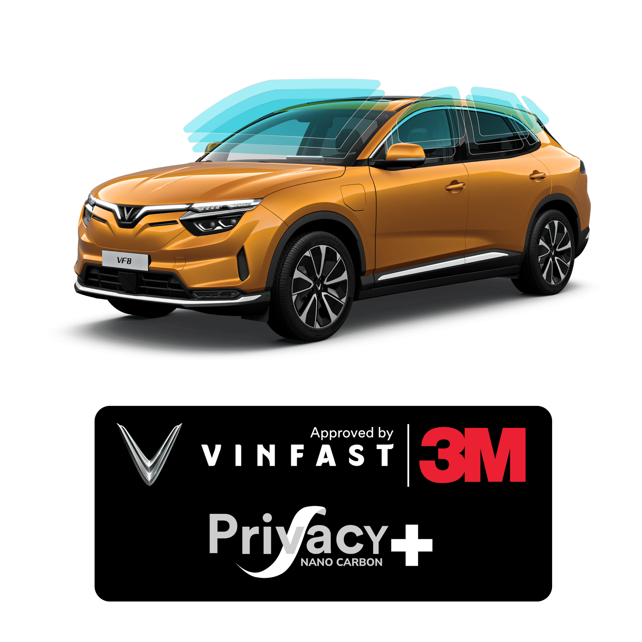 Gói Dán Film Cách Nhiệt Tiêu Chuẩn VinFast VF 8 - Signature